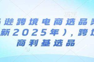 亚马逊跨境电商选品案例(更新2025年3月)，跨境电商利基选品