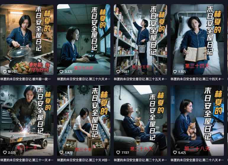 十个作品涨粉近20W!用AI制作末日安全日记连载,日入4位数,评论区爆肝求更新(附详细步骤)