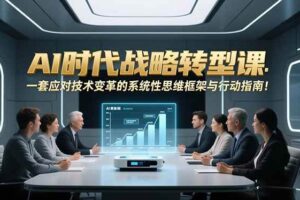 (16990期)AI时代战略转型课:一套应对技术变革的系统性思维框架与行动指南!