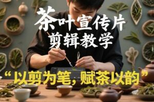 茶叶宣传片剪辑教学,以剪为笔,赋茶以韵,新手也能拍出高级感