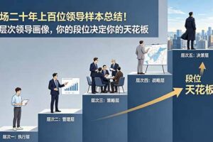 (18900期)付费文章:职场二十年上百位领导样本总结!五层次领导画像,你的段位决定你的天花板