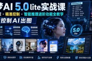 即梦AI 5.0 lite实战课,联网检索・精准控制・智能推理进阶功能全教学,精准控制AI出图