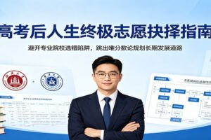 高考后人生终极志愿抉择指南:避开专业院校选错陷阱,跳出唯分数论规划长期发展道路