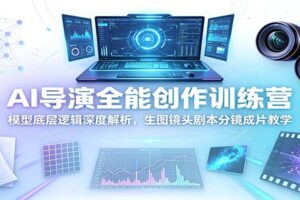 AI导演全能创作训练营:模型底层逻辑深度解析,生图镜头剧本分镜成片教学